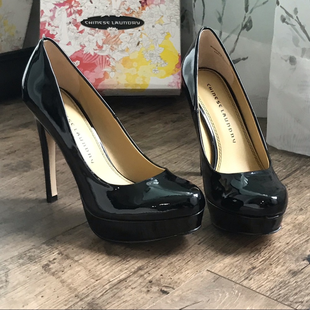 Black Patent Heels